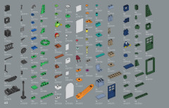 LEGO 10308 instructions page 40 – build guide