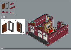 LEGO 10312 instructions page 256 – build guide