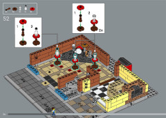 LEGO 10312 instructions page 54 – build guide