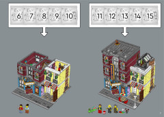 LEGO 10312 instructions page 7 – build guide