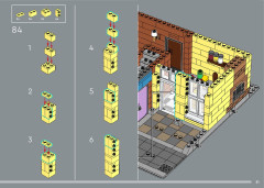 LEGO 10312 instructions page 81 – build guide