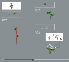 LEGO 10314 instructions page 16 – build guide
