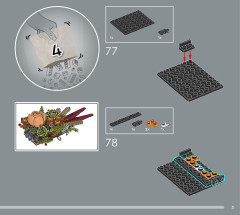 LEGO 10314 instructions page 3 – build guide