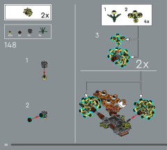 LEGO 10314 instructions page 38 – build guide