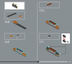 LEGO 10314 instructions page 49 – build guide