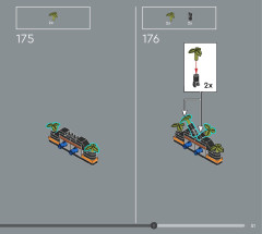 LEGO 10314 instructions page 51 – build guide