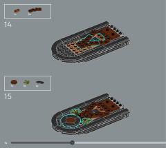 LEGO 10314 instructions page 14 – build guide