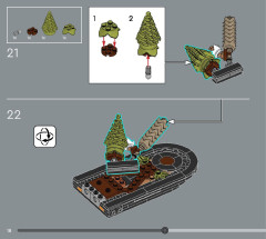LEGO 10314 instructions page 18 – build guide