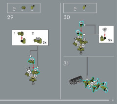 LEGO 10314 instructions page 21 – build guide