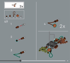 LEGO 10314 instructions page 31 – build guide