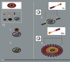 LEGO 10314 instructions page 44 – build guide