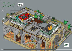 LEGO 10316 instructions page 136 – build guide