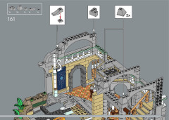 LEGO 10316 instructions page 159 – build guide