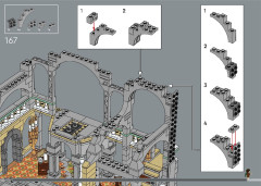 LEGO 10316 instructions page 166 – build guide