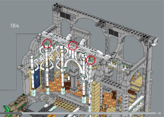 LEGO 10316 instructions page 185 – build guide