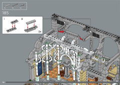 LEGO 10316 instructions page 186 – build guide