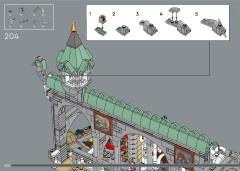 LEGO 10316 instructions page 200 – build guide