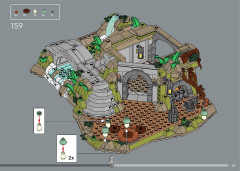 LEGO 10316 instructions page 121 – build guide