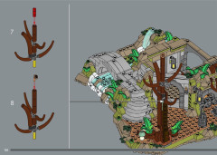 LEGO 10316 instructions page 128 – build guide