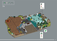 LEGO 10316 instructions page 45 – build guide