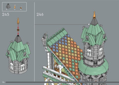 LEGO 10316 instructions page 174 – build guide