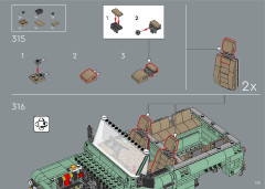 LEGO 10317 instructions page 175 – build guide