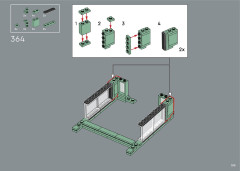 LEGO 10317 instructions page 199 – build guide