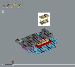 LEGO 10320 instructions page 8 – build guide