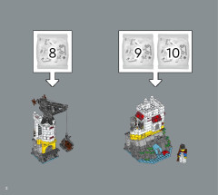 LEGO 10320 instructions page 2 – build guide