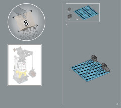 LEGO 10320 instructions page 3 – build guide