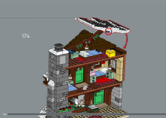 LEGO 10325 instructions page 154 – build guide