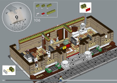 LEGO 10326 instructions page 104 – build guide