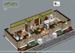 LEGO 10326 instructions page 105 – build guide