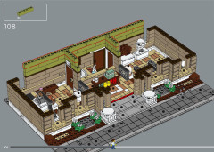 LEGO 10326 instructions page 106 – build guide