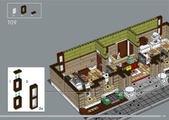 LEGO 10326 instructions page 107 – build guide
