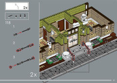LEGO 10326 instructions page 117 – build guide
