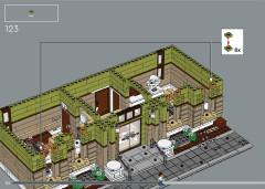 LEGO 10326 instructions page 122 – build guide