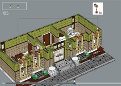 LEGO 10326 instructions page 124 – build guide