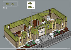 LEGO 10326 instructions page 129 – build guide