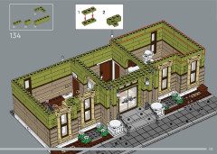 LEGO 10326 instructions page 133 – build guide