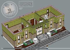 LEGO 10326 instructions page 136 – build guide