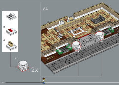 LEGO 10326 instructions page 72 – build guide