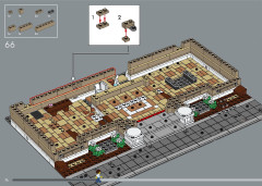 LEGO 10326 instructions page 74 – build guide