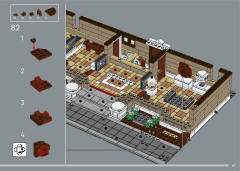 LEGO 10326 instructions page 87 – build guide