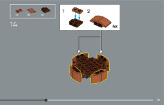 LEGO 10329 instructions page 31 – build guide