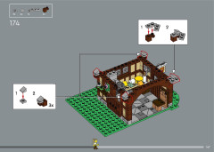 LEGO 10332 instructions page 147 – build guide