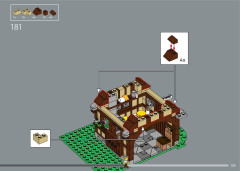 LEGO 10332 instructions page 155 – build guide
