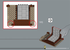 LEGO 10332 instructions page 167 – build guide
