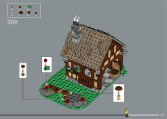 LEGO 10332 instructions page 179 – build guide