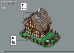 LEGO 10332 instructions page 182 – build guide